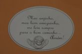 Quadro oval provence anjinho