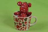 CANECA COM CHAVEIRO EM PATCHWORK