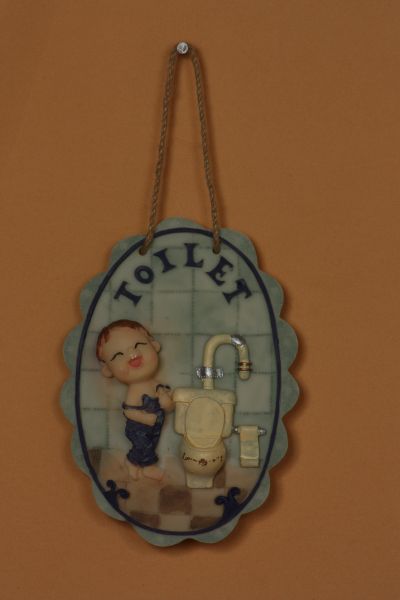 Sinalizador toilet menino