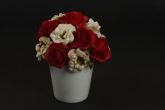 Mini vaso cerâmica branco